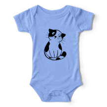 Fun Cat Graphic Säugling T-Shirt für Tiny Explorer