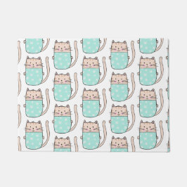 Fun Cat Pattern Fußmatte
