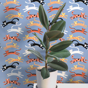 Fun Cat Pattern Tapete