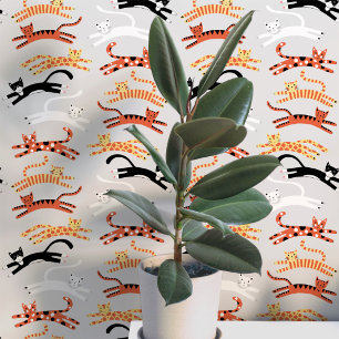 Fun Cat Pattern Tapete