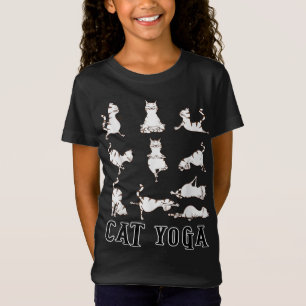 Fun Cat Yoga Niedliches Familiengeschenk lt T-Shirt