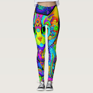 Fun Catnip gesteinigte Tomcat Multiprint-Leggings Leggings