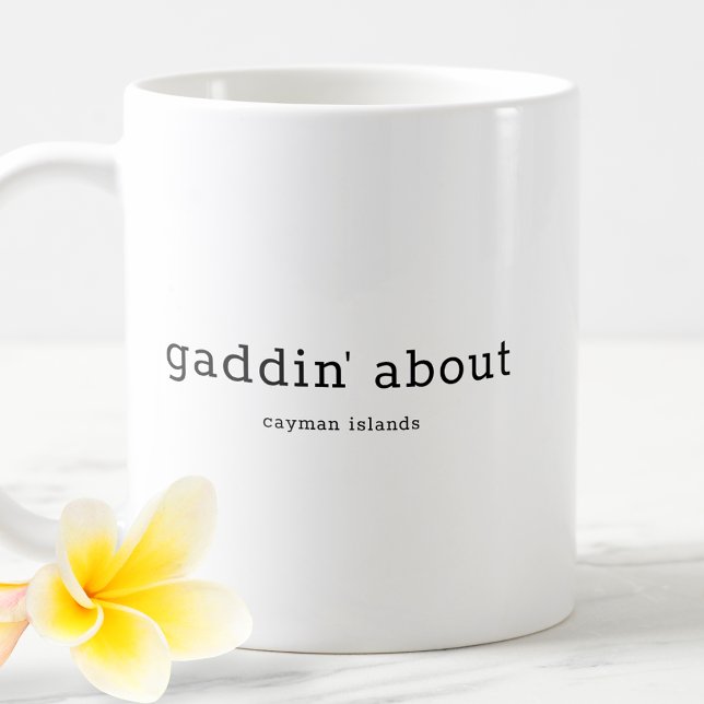 Fun Cayman Islands Dialect Gaddin' About Kaffeetasse (Von Creator hochgeladen)