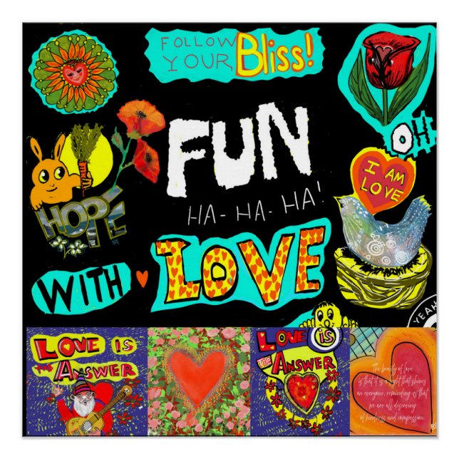 Fun Celebration Finden Sie Ihre Bliss Poster (Vorderseite)