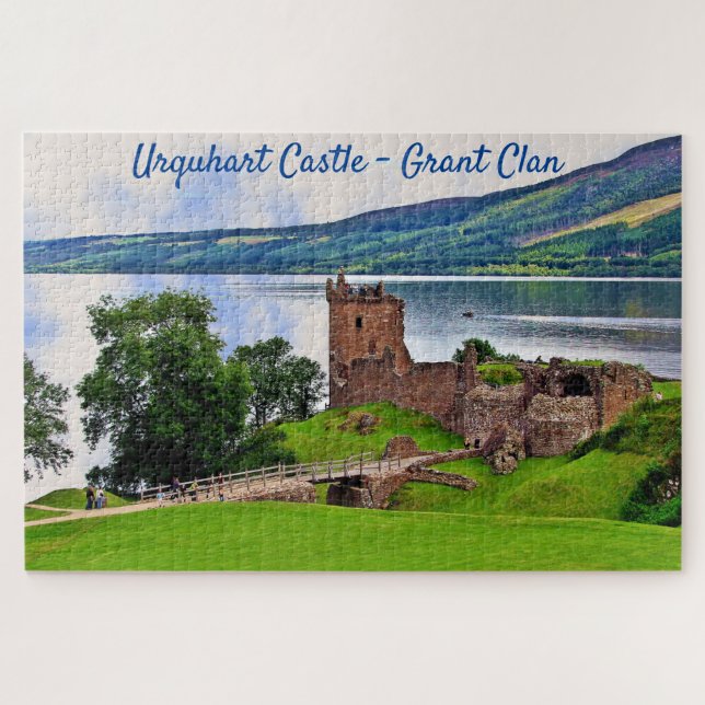 Fun Challenging Grant Clan-Urquhart Castle Puzzle (Horizontal)