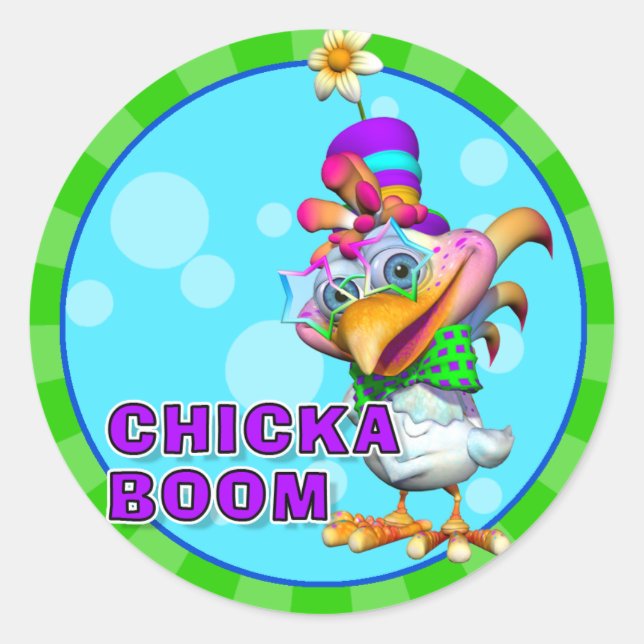 Fun Chickaboom Stickers (Vorderseite)