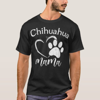 Fun Chihuahua Mama Pet Lover Apparel Dog Chichi Mo T-Shirt