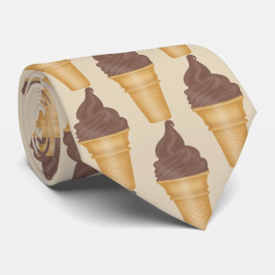 Fun Chocolate Eis Shop gekachelte Krawatte