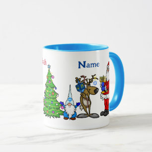 Fun Chrismukkah Charaktere Tasse