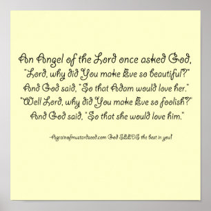 Fun Christliche Zitate Poster
