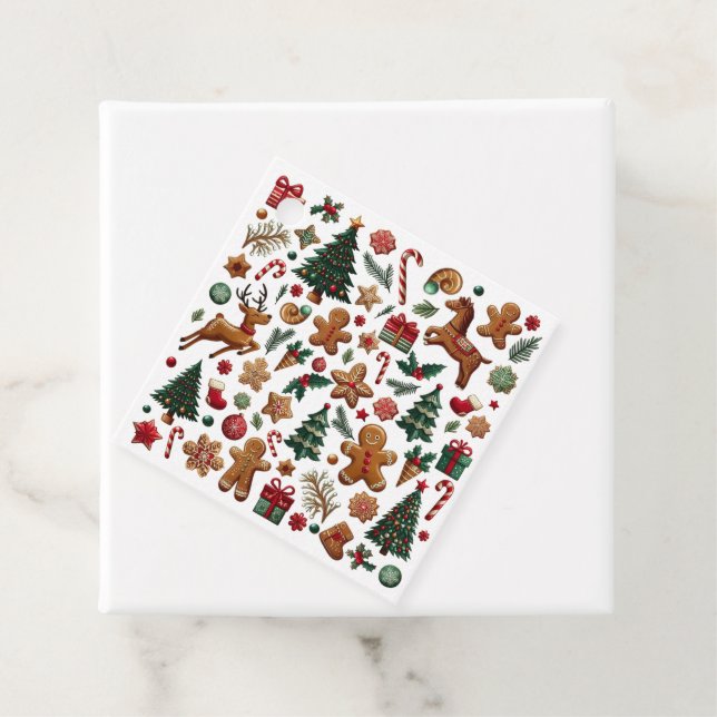 Fun Christmas Favor Tags Geschenkanhänger (Beispiel)
