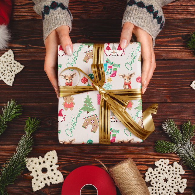 FUN CHRISTMAS FESTIVES JOY GIFT WRAPPING PAPIER GESCHENKPAPIER (Von Creator hochgeladen)