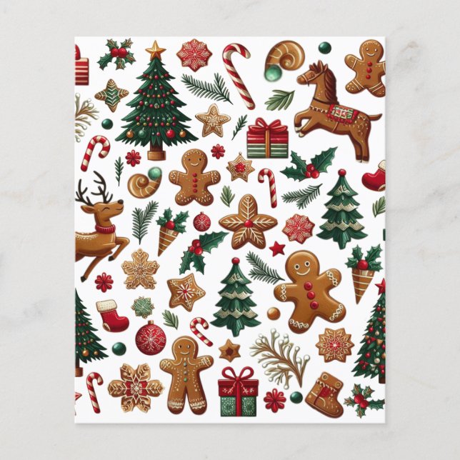 Fun Christmas Paper Sheet (Vorderseite)