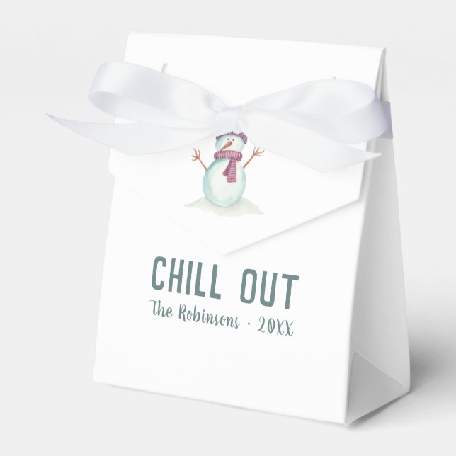 Fun Christmas Snowman Geschenkschachtel (Vorderseite)