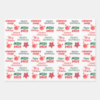 FUN CHRISTMAS WRAPPING PAPER GIFT SETS. GESCHENKPAPIER SET