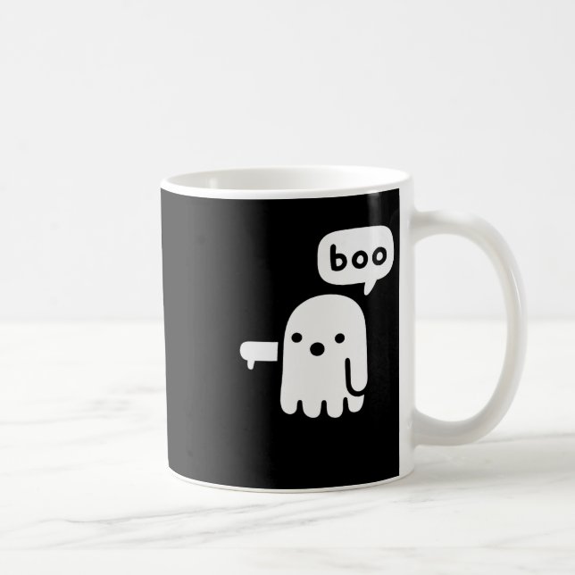 Fun chunky Geist der Missbilligung Boo Halloween Kaffeetasse (Rechts)