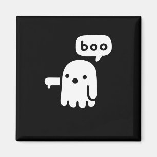 Fun chunky Geist der Missbilligung Boo Halloween Magnet