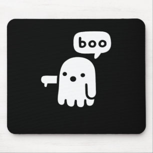 Fun chunky Geist der Missbilligung Boo Halloween Mousepad
