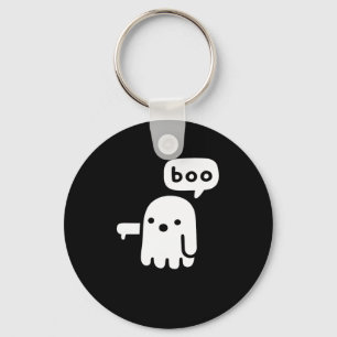 Fun chunky Geist der Missbilligung Boo Halloween Schlüsselanhänger