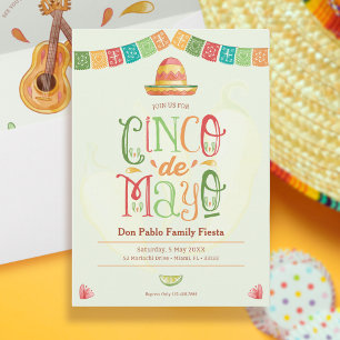 Fun Cinco de Mayo Fiesta Einladung