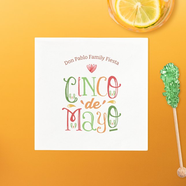 Fun Cinco de Mayo Fiesta Serviette (Von Creator hochgeladen)