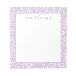 Fun Circle Pattern Notizblock