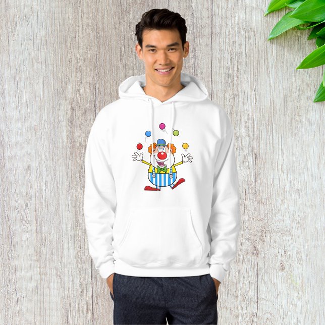 Fun Circus Clown Juggling Balls Hoodie (Von Creator hochgeladen)