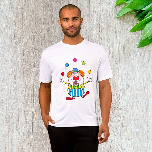 Fun Circus Clown Juggling Balls T-Shirt (Von Creator hochgeladen)