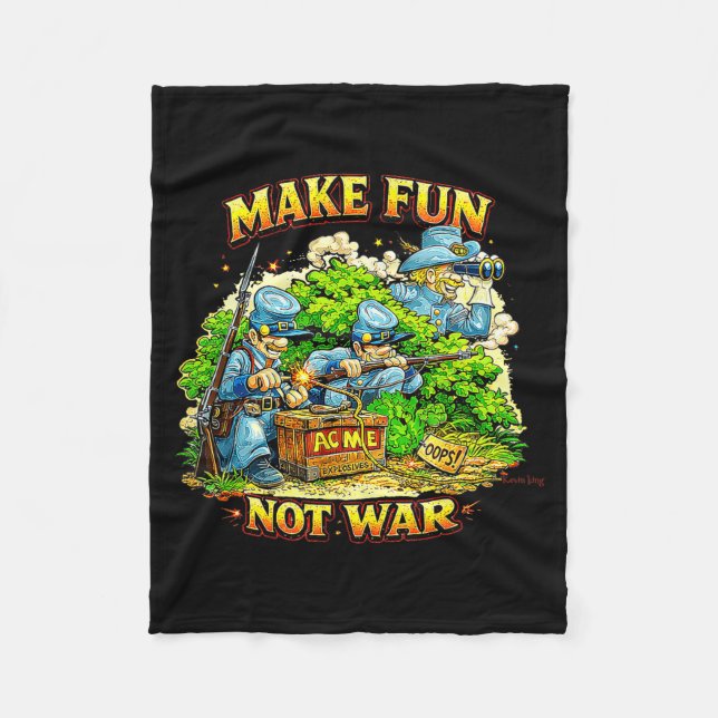 Fun Civil War Gift  Fleecedecke (Vorderseite)