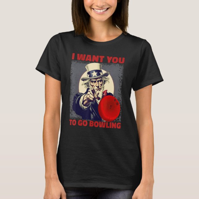 Fun Clever Team League Patriotic I Want You To Go  T-Shirt (Vorderseite)