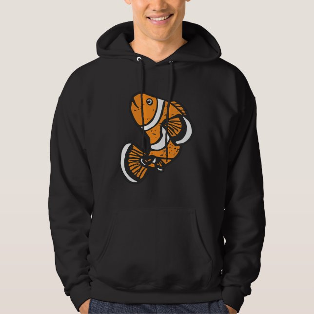 Fun Clown Fish Hoodie (Vorderseite)