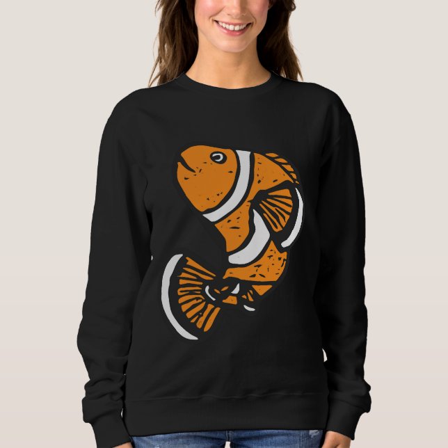 Fun Clown Fish Sweatshirt (Vorderseite)
