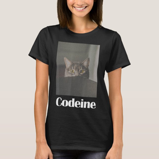 Fun Codein Niedlich Cat T-Shirt (Vorderseite)