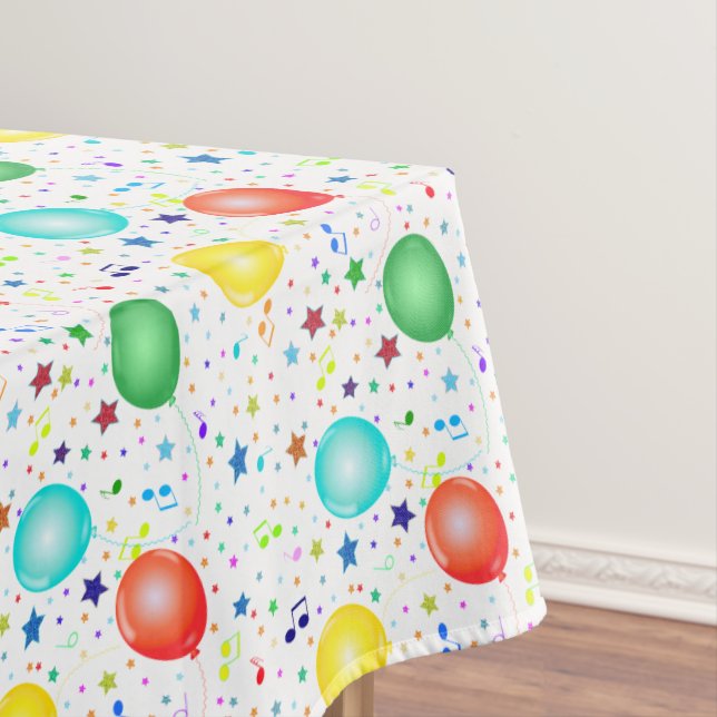 Fun Colorful Balloon Gastgeschenke Tischdecke (Beispiel)
