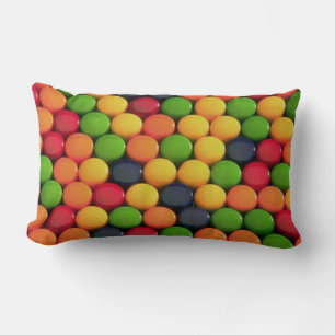 Fun Colorful Candy Pattern Lendenkissen
