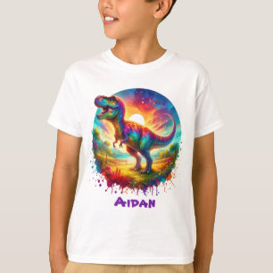 Fun Colorful Dinosaur T-Shirt
