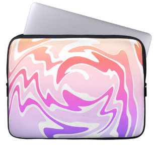 Fun Colorful Liquid Swirl Laptopschutzhülle