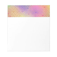 Fun Colorful Ombre Pastel Mermaid Muster