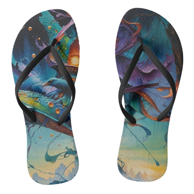 Fun colors flip flops (Fußbett)