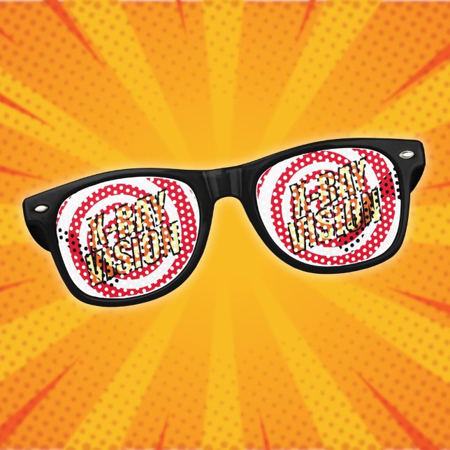 Fun Comic Book X-RAY VISION Sonnenbrille (Fun Comic Book X-RAY VISION Retro Sunglasses)