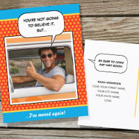 Fun Comic Moving House Custom Foto Orange