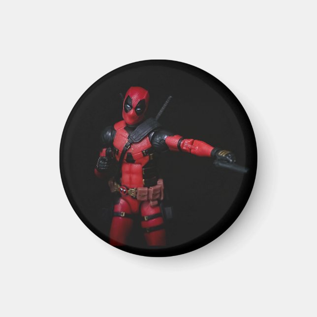 Fun Comic Toy Fotografy entworfen Magnet (Vorne)