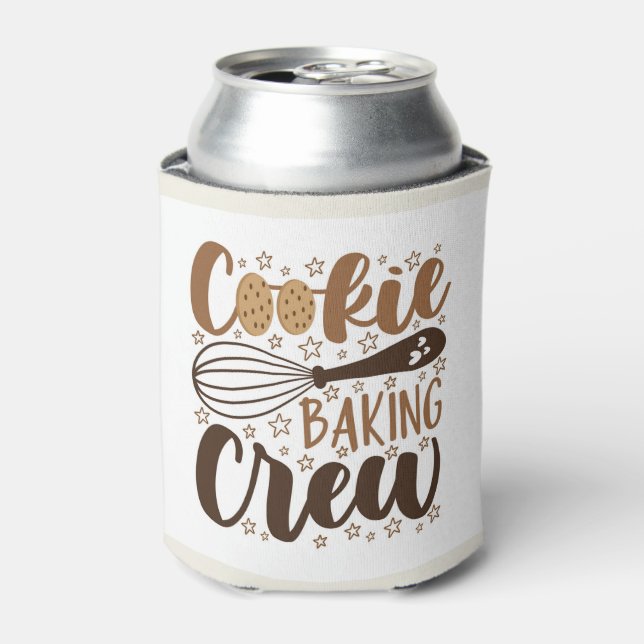 Fun Cookie Baking Crew Design Dosenkühler (Kanne Vorderseite)