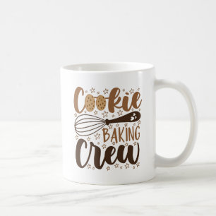 Fun Cookie Baking Crew Design Kaffeetasse