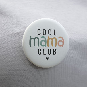 Fun Cool Mama Club, Mama Geschenk Button