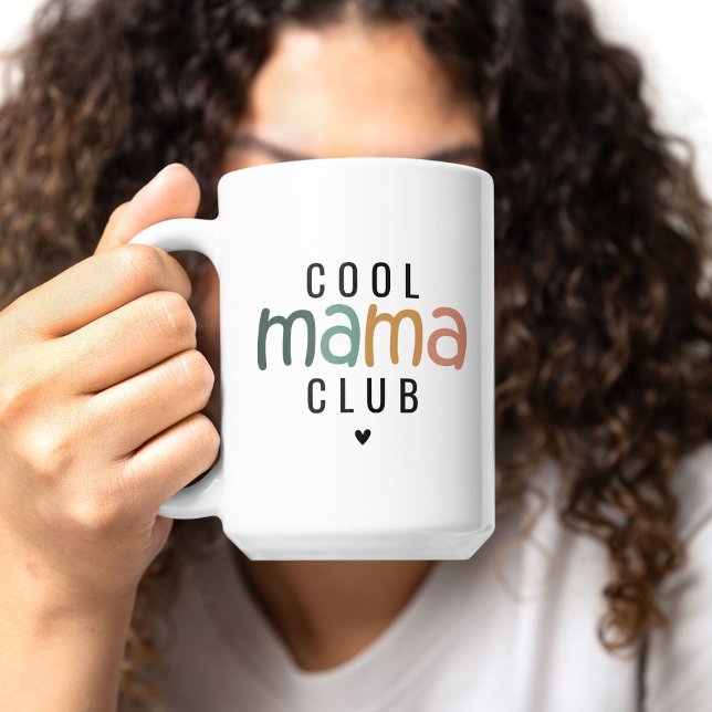 Fun Cool Mama Club, Mama Geschenk Kaffeetasse (Von Creator hochgeladen)