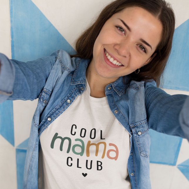 Fun Cool Mama Club, Mama Geschenk T-Shirt (Von Creator hochgeladen)