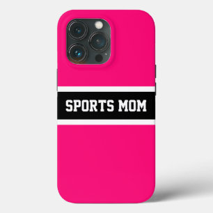 Fun Cool Vibrann Hübsch Pink SPORTS MAMA Script Case-Mate iPhone Hülle