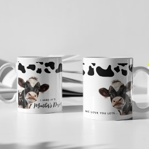 Fun Cow 'I Herd It's Moother's Day' Mama Tasse