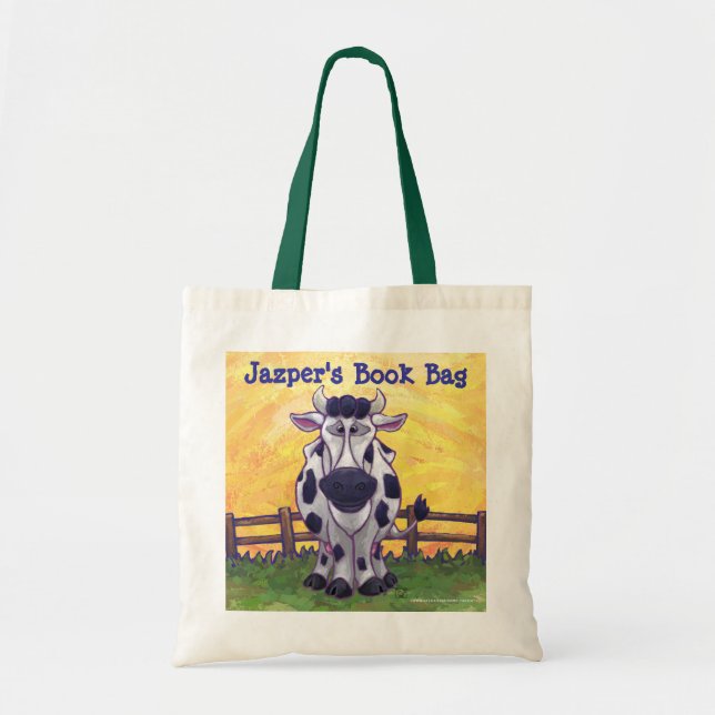 Fun Cow Personali Book Bag Tragetasche (Vorne)